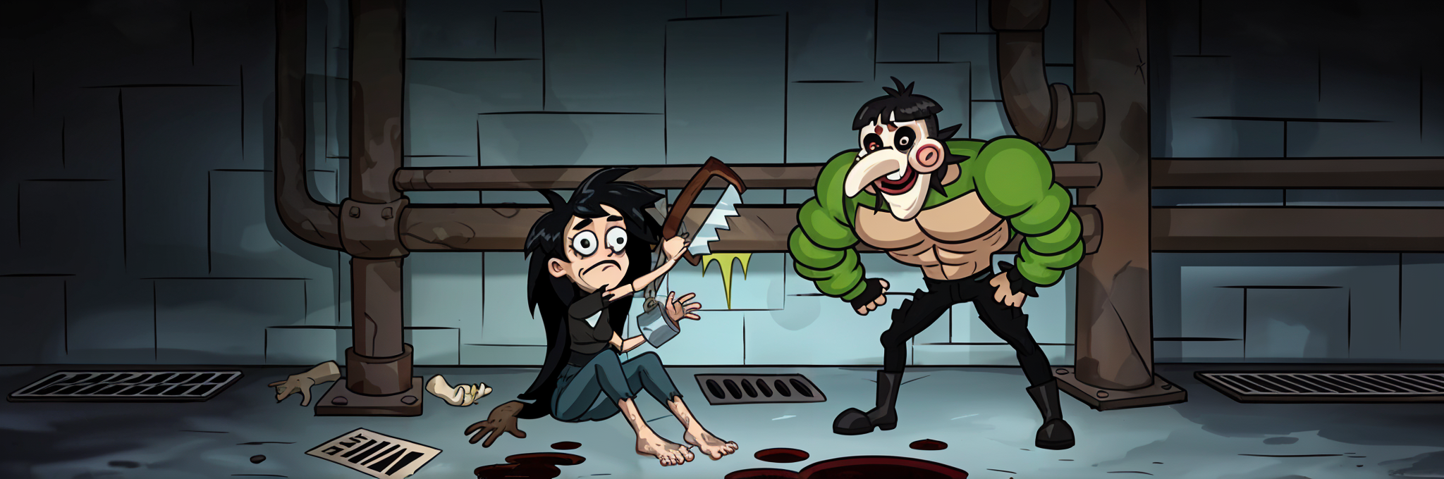 Stupidella Horror Characters